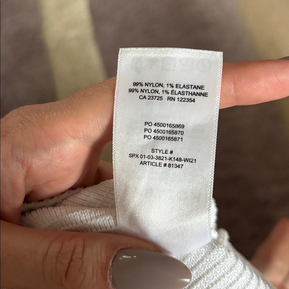 Babaton Cream Ribbed Tank Top - Picture 4 of 4